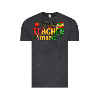 Vintage Black black teacher magic juneteenth Vintage Tee - MaliasSmallBusiness