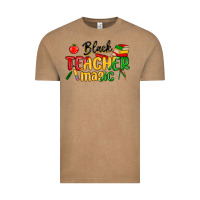 Vintage Coffee black teacher magic juneteenth Vintage Tee - MaliasSmallBusiness
