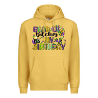 Antique Gold bead up bitches itsmy birthday cg (1) Premium Hoodie - CowGirlArtShop