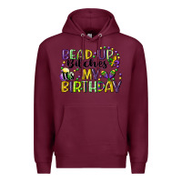Burgundy bead up bitches itsmy birthday cg (1) Premium Hoodie - CowGirlArtShop