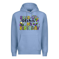 Colony Blue bead up bitches itsmy birthday cg (1) Premium Hoodie - CowGirlArtShop