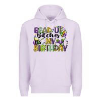 Lilac bead up bitches itsmy birthday cg (1) Premium Hoodie - CowGirlArtShop