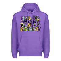 Purple bead up bitches itsmy birthday cg (1) Premium Hoodie - CowGirlArtShop