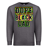 Charcoal Heather dope black dad Premium Sweatshirt - CowGirlArtShop