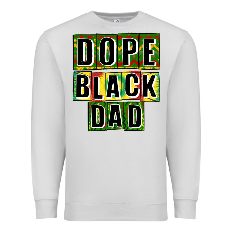Dope Black Dad Premium Sweatshirt by CowGirlArtShop | Teevron