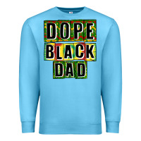 Ocean Blue dope black dad Premium Sweatshirt - CowGirlArtShop