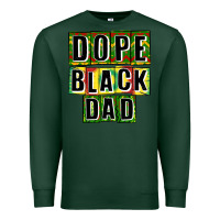 Sports Green dope black dad Premium Sweatshirt - CowGirlArtShop