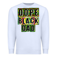 White dope black dad Premium Sweatshirt - CowGirlArtShop