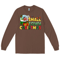 Chestnut Small town Christmas Long Sleeve Tee - NancyCooperArtShop