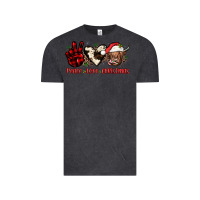 Vintage Black peace love christmas Vintage Tee - JahusDesignShop