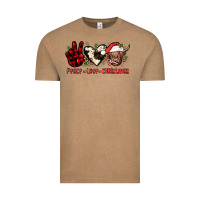 Peace Love Christmas Vintage Tee | Teevron