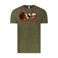 Vintage Olive peace love christmas Vintage Tee - JahusDesignShop