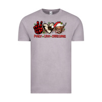 Vintage Zinc peace love christmas Vintage Tee - JahusDesignShop