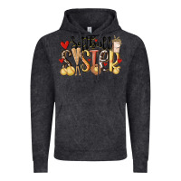 Vintage Black softball sister Vintage Hoodie - MaliasSmallBusiness