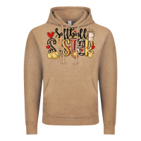 Vintage Coffee softball sister Vintage Hoodie - MaliasSmallBusiness