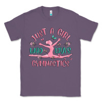 Lavender just a girl who loves gymnastics Classic Tee - MaliasSmallBusiness