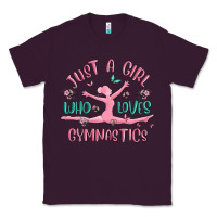 Plum just a girl who loves gymnastics Classic Tee - MaliasSmallBusiness