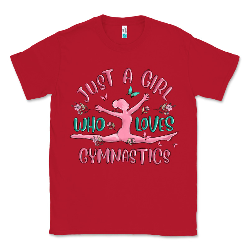 Just A Girl Who Loves Gymnastics Classic Tee by MaliasSmallBusiness | Teevron