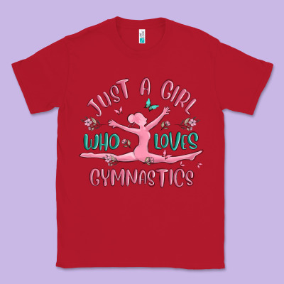 Just A Girl Who Loves Gymnastics Classic Tee Designed By Maliassmallbusiness