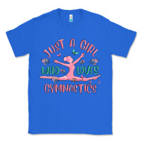 True Royal just a girl who loves gymnastics Classic Tee - MaliasSmallBusiness