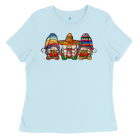 Baby Blue mexican gnomes Ladies Tee - JahusDesignShop