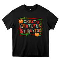 Black crazy grateful and thankful Heavy Core Tee - AdoDesignShop
