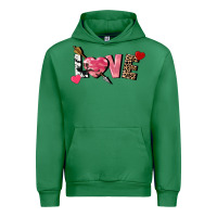 Emerald love valentine's day Urban Hoodie - FaDigitalArtStudio