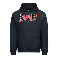 Navy love valentine's day Urban Hoodie - FaDigitalArtStudio