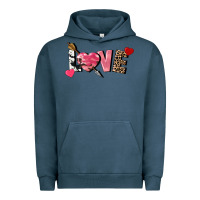 Pigment Midnight Navy love valentine's day Urban Hoodie - FaDigitalArtStudio