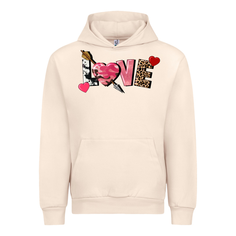 Love Valentine's Day Urban Hoodie by FaDigitalArtStudio | Teevron