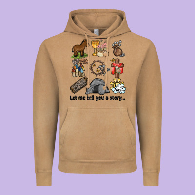 Let Me Tell You A Story Vintage Hoodie Designed By Maliassmallbusiness