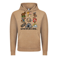 Vintage Coffee let me tell you a story Vintage Hoodie - MaliasSmallBusiness