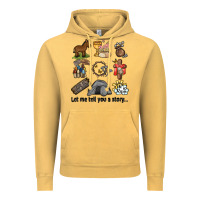 Vintage Mustard let me tell you a story Vintage Hoodie - MaliasSmallBusiness