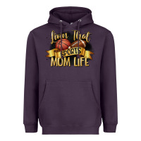 Plum livin that sports mom life Heavyweight Hoodie - CowGirlArtShop