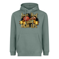 Sage livin that sports mom life Heavyweight Hoodie - CowGirlArtShop