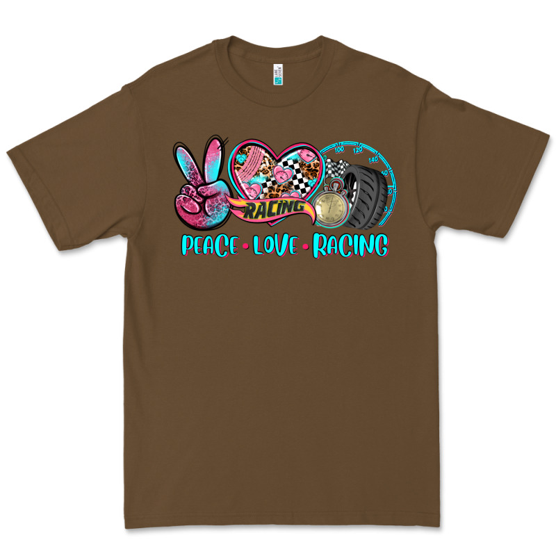 Peace Love Racing Premium Tee by AdoDesignShop | Teevron