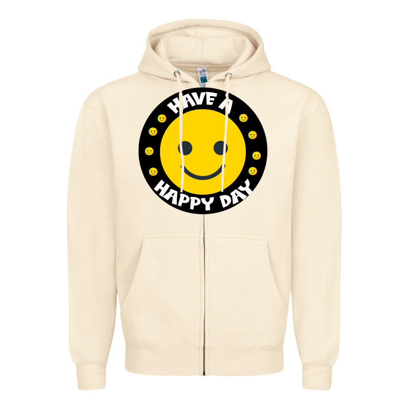 Have A Happy Day Zipper Hoodie by Bettercallsaul | Teevron
