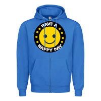 True Royal Have A Happy Day Zipper Hoodie - Bettercallsaul