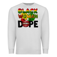 Dove Grey black woman are dope Premium Sweatshirt - CowGirlArtShop