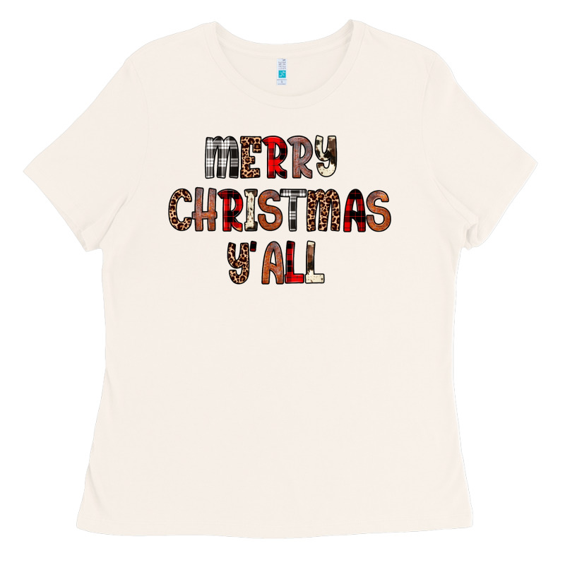 Merry Christmas Y All Ladies Tee by JahusDesignShop | Teevron