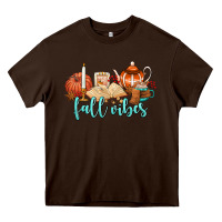 Chocolate Brown fall vibes Heavy Core Tee - AdoDesignShop