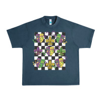Midnight Navy mardi gras Urban Heavy Tee - MaliasSmallBusiness