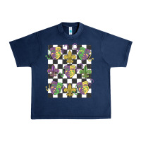 Navy mardi gras Urban Heavy Tee - MaliasSmallBusiness