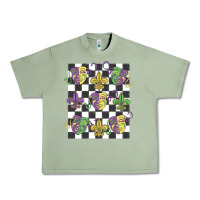Oil Green mardi gras Urban Heavy Tee - MaliasSmallBusiness