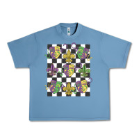 Pebble Blue mardi gras Urban Heavy Tee - MaliasSmallBusiness