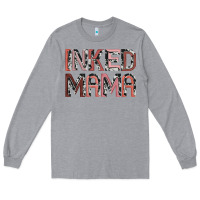 Heather Grey inked mama Long Sleeve Tee - JahusDesignShop