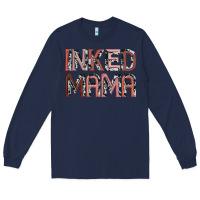 Navy inked mama Long Sleeve Tee - JahusDesignShop