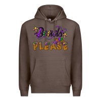 Coffee beads please Premium Hoodie - CowGirlArtShop