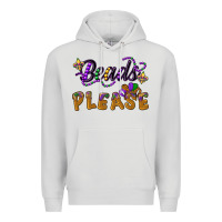 Dove Grey beads please Premium Hoodie - CowGirlArtShop