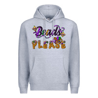 Heather Grey beads please Premium Hoodie - CowGirlArtShop
